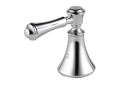 DELTA® H697 Cassidy Lever Handle, For Use With Model T11897-LHP Diverter Trim and Roman Tub Faucet, Brass, Polished Chrome, Import