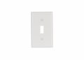 Eaton 5134W 1-Gang Nylon Standard Size Toggle Wallplate - White