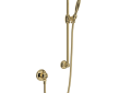 Perrin & Rowe 1301EULB Rohl Cross Collection Handshower Hand Set, 3 in Dia Shower Head 1-Function Shower Head, 1.8 gpm Flow Rate, FNPT x Male Connection, Import