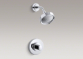 Kohler T10056-9-CP Rite-Temp(R) Pressure-Balancing Shower Faucet Trim
