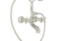 Rohl® A1901XMPN Palladian Transitional Low Level Single Tub Filler, 1.8 gpm Flow Rate, Polished Nickel