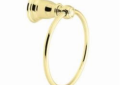 Moen® YB5486PB Hand Towel Ring, Kingsley®, 6.38 in Ring, 2.2 in OAD x 7.24 in OAH, Polished Brass, Import