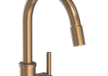 Newport Brass 3180-5113-06 Pull-down Kitchen Faucet - Antique Brass