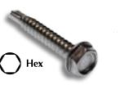 Metallics JTEKD1 1/2" #8 Drill Screw - Sold in Boxes of 100