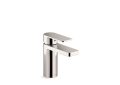 Kohler® 23472-4-SN Parallel® Faucet, 1.2 gpm Flow Rate, 3-15/16 in H Spout, 1 Handles, Vibrant Polished Nickel
