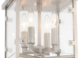 Crystorama Lighting DAN-8793-BN Danbury 4 Light Ceiling Mount - Brushed Nickel