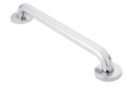 Moen® R8718PS Grab Bar, Home Care®, 18 in L x 1-1/4 in Dia, Polished Stainless Steel, 304 Stainless Steel, Import