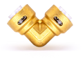 Rectorseal 87026 1/2 inch PRO-Fit Quick Connect 90 Elbow