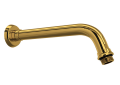 Rohl U.5882ULB Holborn 7 1/4" Angled Wall Mount Shower Arm - Unlacquered Brass