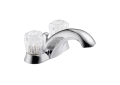 Delta 2522LF-MPU Classic Two Handle Centerset Bathroom Faucet - Chrome