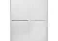 Sterling 5475-48S-G05 47-5/8 inch x 70-1/16 inch Finesse Frameless Sliding Shower Door - Silver with Smooth/Clear Glass Texture