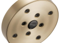 Brizo® 87375-GL Raincan Shower Head, Odin™, 1.75 gpm, 1 Sprays, 5-3/8 in Dia Head, Import