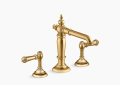 Kohler K-72760-2MB Artifacts(R) with Column Design Widespread Bathroom Sink Spout - Vibrant Brushed Moderne Brass