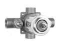 Jaclo® J-CSV Contemporary/Modren Pressure Balance Cycling Valve With Ceramic Cartridge, 1/2 in FNPT Inlet x 1/2 in FNPT Outlet, 60 psi Pressure, 5.2 gpm Flow Rate, Solid Brass Body, Domestic