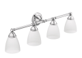 Moen® YB2264CH 4-Globe Bath Light, Brantford™, 120 VAC, Polished Chrome, Import