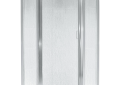 Sterling SP2276A-38S 15-13/16 inch x 27-9/16 inch x 15-13/16 inch x 72 inch Intrigue Neo-angle Shower Door - Silver with Rain Glass Texture