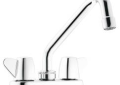 Moen® 40812 Cornerstone™ Laundry Faucet, 1.5 gpm Flow Rate, Polished Chrome, 2 Handles, Import