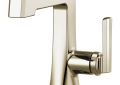 Brizo® 65098LF-PN Levoir™ Lavatory Faucet, 1.5 gpm Flow Rate, 5-1/4 in H Spout, 1 Handle, Metal Pop-Up Drain, 1 Faucet Hole, Polished Nickel, Function: Traditional