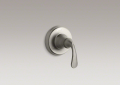 Kohler K-T10290-4-BN Forte Sculpted Transfer Valve Trim less Valve - Vibrant Brushed Nickel