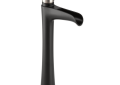 Brizo® 65461LF-NKBL Vessel Lavatory Faucet, Rook™, Commercial, 5-7/16 in Spout, 10-1/4 in H Spout, Luxe Nickel/Matte Black, 1 Handles, Import
