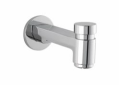Hansgrohe 14414001 S Tub Spout With Diverter, 5-7/8 in L x 1-3/8 in H, Solid Brass, Polished Chrome