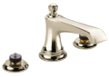 Brizo® 65360LF-PNLHP Rook™ Widespread Lavatory Faucet, 1.5 gpm, 3 in H Spout, 6 to 16 in Center, Polished Nickel, Pop-Up Drain, Import, Commercial