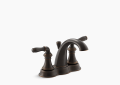Kohler K-393-N4-2BZ Devonshire Centerset Bathroom Sink Faucet - Oil Rubbed Bronze