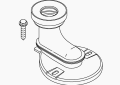 Kohler K-1302617 Plastic Trapway Service Kit