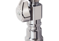 Brasscraft G2PC14X C 1/2 inch Push x 3/8 inch OD Compression Quarter Turn Straight Stop Valve - Chrome