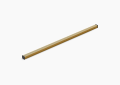 Kohler K-80662-2MB 1-1/4" x 36" Linear Drain Grate with Perforated Pattern - Vibrant Brushed Moderne Brass