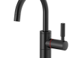 Brizo® 61320LF-H-BL Solna® Instant Hot Faucet, 1 gpm at 60 psi Flow Rate, Matte Black, 1 Handle, Import
