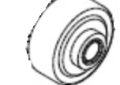 Fujitsu 9603269012 Halcyon Brushless Direct Current Crossflow Fan Motor