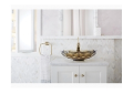 Kohler® 2373-TG6 Briolette™ Faceted Vessel Bathroom Sink, Round Shape, 17-1/2 in W x 4-3/4 in H, Above-Counter Mount, Glass, Translucent Sapphire