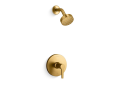 Kohler® TS97077-4Y-2MB Shower Trim Kit, 5 gpm Valve, 2.5 gpm Shower, Vibrant Brushed Moderne Brass