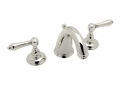 Rohl A2108LM-PN San Julio Two Handle C-Spout Widespread Bathroom Faucet - Polished Nickel