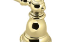 Moen® YB5424PB Towel Bar, Kingsley®, 24 in L Bar, 3.28 in OAD x 2.2 in OAH, Polished Brass, Import