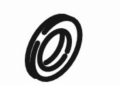 Kohler® 41298 Fibre Washer, For Use With Flair™ Bath and Shower
