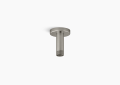 Kohler K-26319-BN Statement(R) 3" Ceiling-Mount Single-Function Rainhead Arm and Flange - Vibrant Brushed Nickel