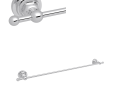 Rohl® A1486LIAPC San Giovanni Transitional Towel Bar, 24 in L Bar, Brass