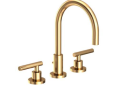 Newport Brass 990L-03N Widespread Lavatory Faucet - Uncoated Polished Brass