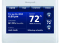 Honeywell THX9421R-5021WW/U Prestige IAQ Programmable Heating and Cooling Thermostat with Color Touchscreen - White