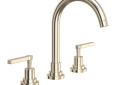 ROHL A2208LMSTN-2 Lombardia C-Spout Widespread Bathroom Faucet - Satin Nickel