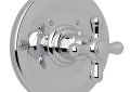 ROHL A2914XMAPC Verona Thermostatic Trim Plate without Volume Control - Polished Chrome