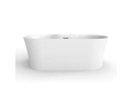 Barclay ATOVN67AIG-PN Onita Contemporary/Modern Bathtub, Soaker, Oval Shape, 67 in L x 31-1/2 in W, Center Drain, White, Import