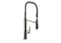 Kohler® 24982-TT 24982 Purist® 3-Function Kitchen Sink Faucet, 1.5 gpm Flow Rate, Vibrant Titanium, 1 Handles