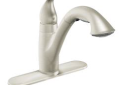 Moen® 7545CSL Camerist® Kitchen Faucet, 1.5 gpm Flow Rate, 120 deg Spout, Classic Stainless Steel, 1 Handles, 1/3 Faucet Holes, Domestic
