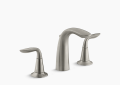 Kohler K-5317-4-BN Refinia Two Handle Widespread Bathroom Faucet - Vibrant Brushed Nickel