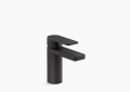 Kohler K-23472-4-CP Parallel(TM) Single-Handle Bathroom Sink Faucet - Matte Black
