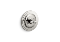 Kallista P22762-XX-AD Thermostatic Trim, Cross Handle For Town - Nickel Silver