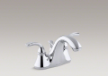 Kohler K-10270-4-CP Forte Centerset Two-Handle Bathroom Faucet - Polished Chrome